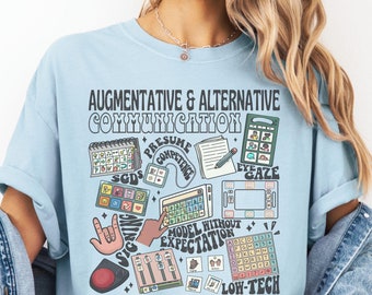 AAC Short Sleeve Shirt, Speech Therapist Shirt, Special Ed Teacher T-Shirt, AAC Specialist, Gifts for Speech Therapists, Communication Shirt