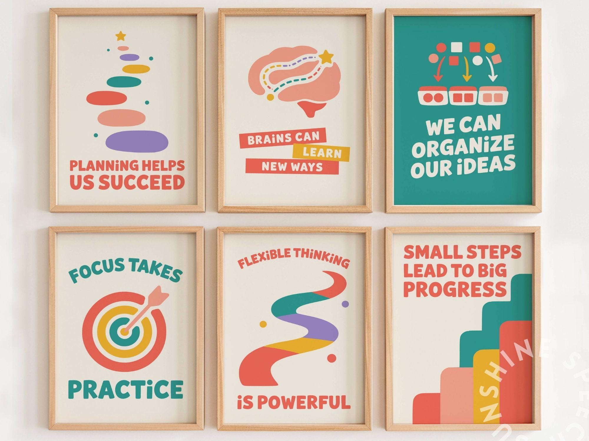 Executive Function Posters for Classroom, School Counselor Office Decor ...