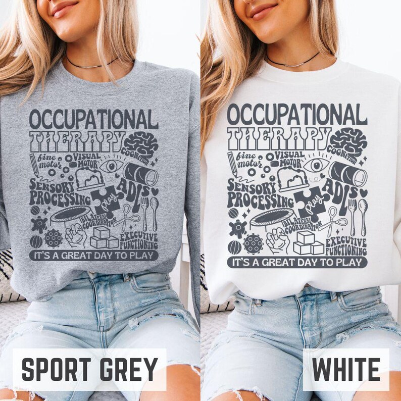 Occupational Therapy Scope of Practice Sweatshirt, OT Crewneck ...