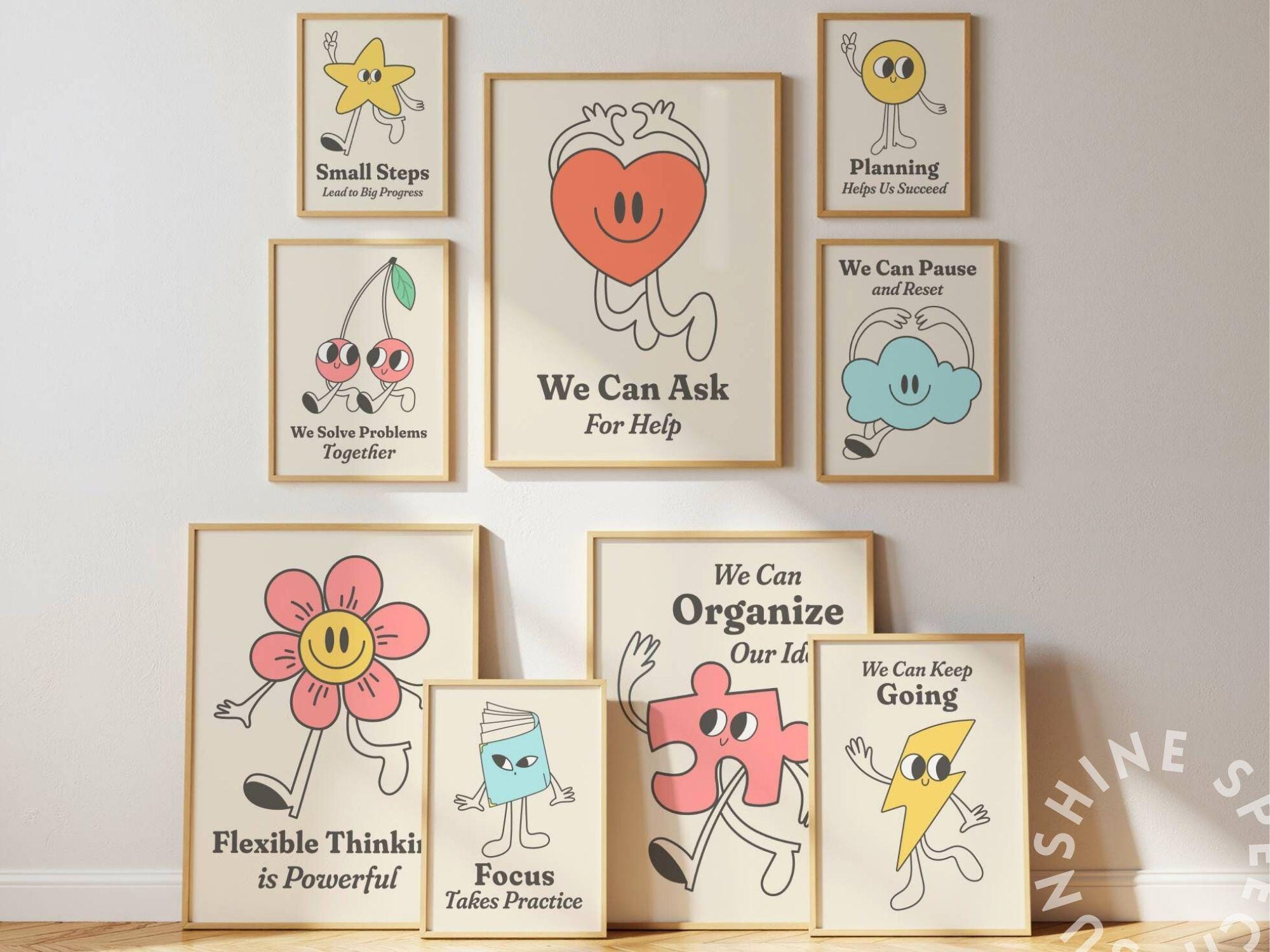Executive Function Posters for Classroom Decor | Retro Growth Mindset ...