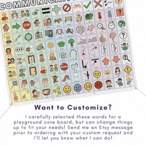Communication Board Banner for Speech Therapy, Autism Teachers ...