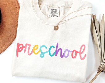 Preschool Rainbow Comfort Colors 1717 Shirt