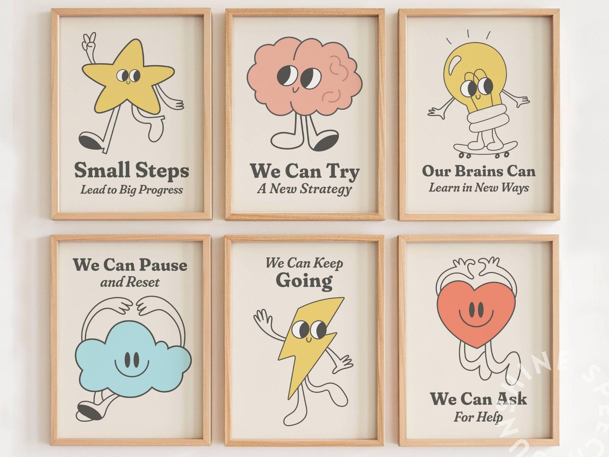 Executive Function Posters for Classroom Decor | Retro Growth Mindset ...