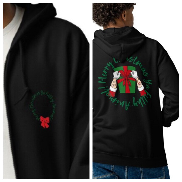 Santa Tattoo Sweater Etsy