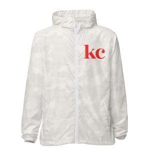 Unisex lightweight zip up windbreaker