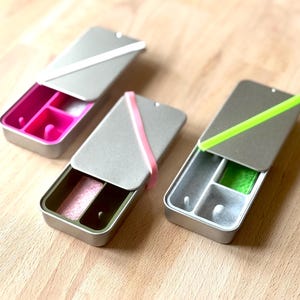 Kleine reissieradendoos Aangepast cadeau voor mama Sieradendoos Klein cadeau blikje voor haar Aangepast ringdoosje bruiloft reisdoos kerstcadeau
