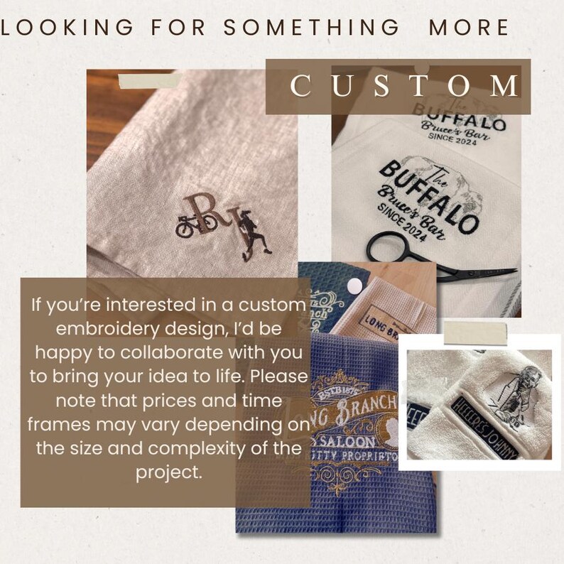 Coffee Station Towel Personalized Espresso Bar Accessories Portafilter Drop Cloth Laté Towel Funny Shots Embroidered Kitchen Towel Gift Idea image 8