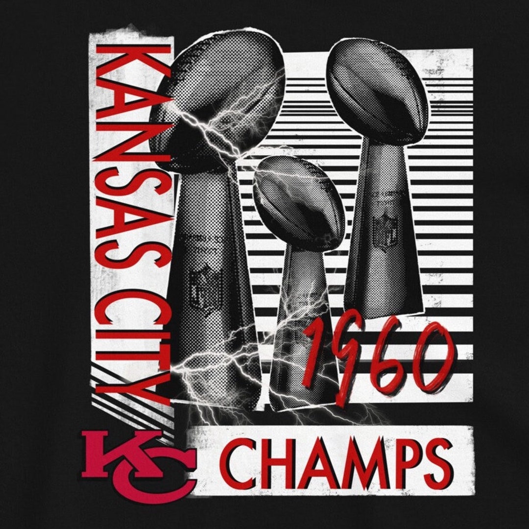 Kansas City Football Lips Tee - Black