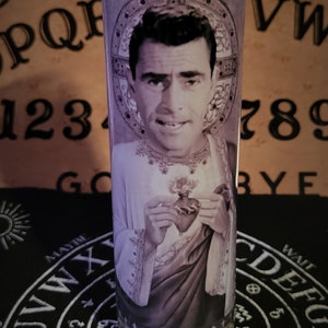Rod Serling Twilight Zone prayer candle