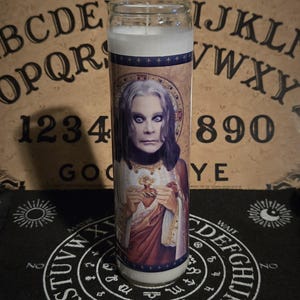 Ozzy prayer candle