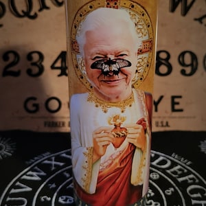 David Attenborough prayer candle