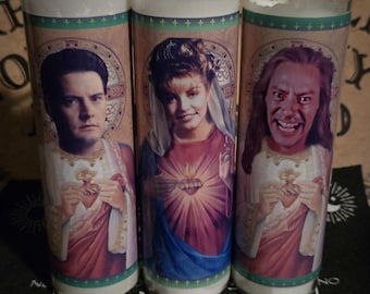 Twin Peaks prayer candle set