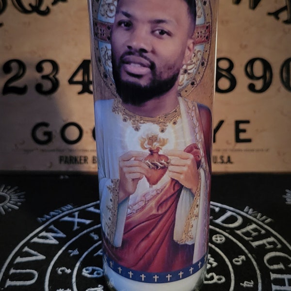 Damian Lillard prayer candle