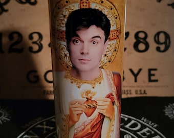 David Byrne Talking Heads prayer candle