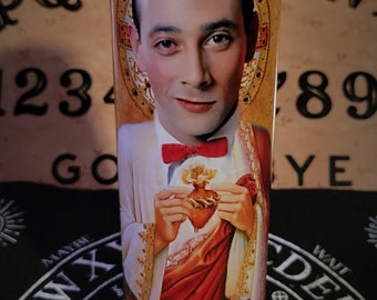 Pee-wee Herman prayer candle