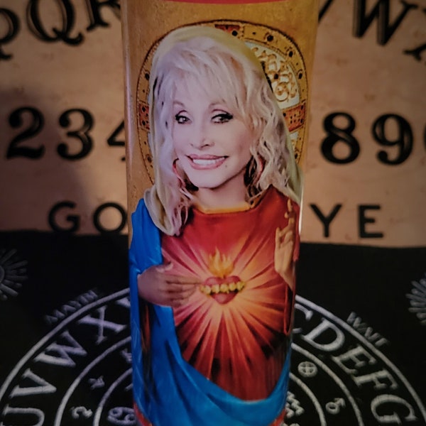 Dolly Parton prayer candle