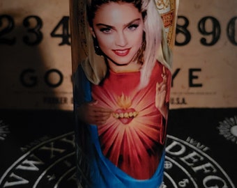 Madonna prayer candle