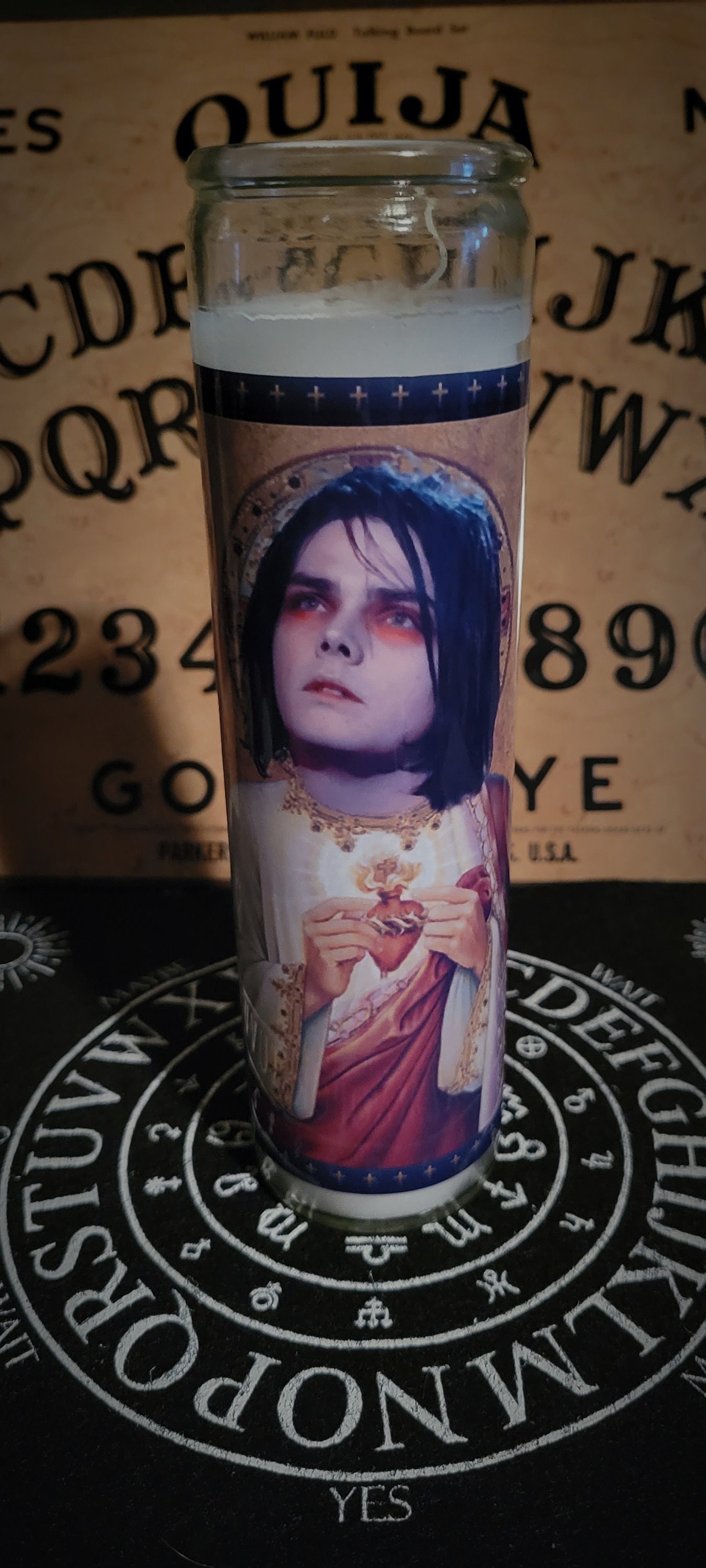 Gerard Way prayer candle