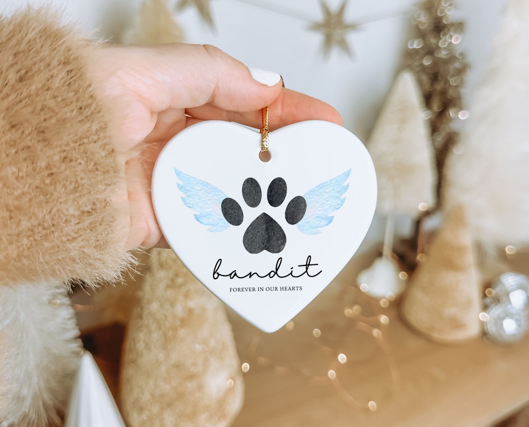 Pet Loss Ornament Pet Remembrance Gift Custom Pet Ornament Pet Sympathy ...