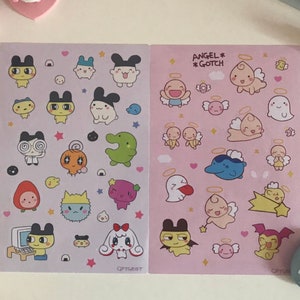 Tamagotchi Sticker sheet
