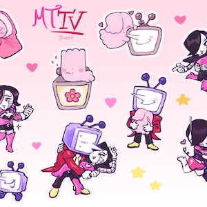 Mettatenna Sticker Sheet | MTTV mini sticker sheet