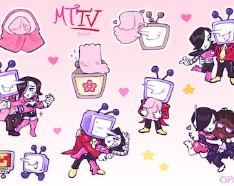 Mettatenna Sticker Sheet | MTTV mini sticker sheet