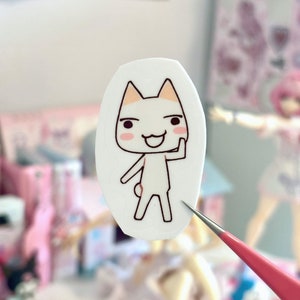 Toro Cat Die Cut Vinyl Sticker | Glossy Vinyl Sticker