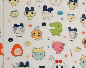 Tamagotchi Sticker sheet