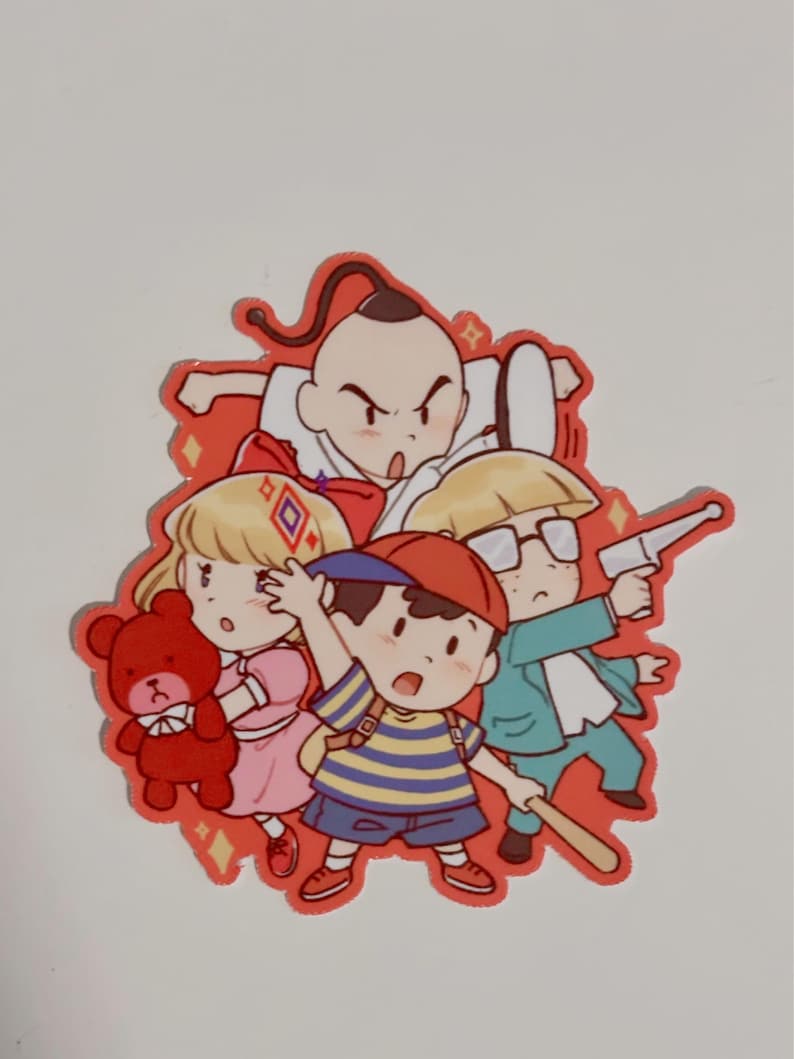 Mother 2 Sticker Sheet | Earthbound Sticker - Etsy