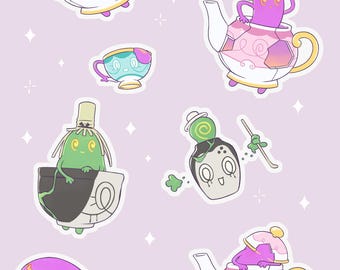 Polteageist 4.6 x 6.5 Sticker sheet