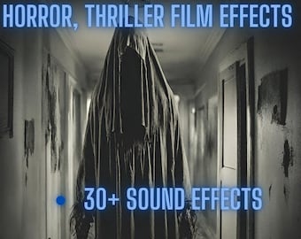 Más de 30 efectos de sonido de películas de terror, suspenso, transmisiones y tráilers