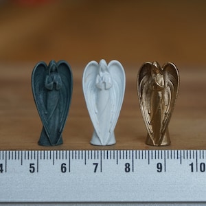 Miniature Angel Statue, Dollhouse Decoration