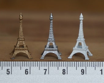 Miniatuur Eiffeltorenstandbeeld, monument voor poppenhuisdecoratie