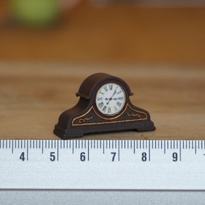 Miniatur Viktorianische Uhr, Puppenhaus Dekoration