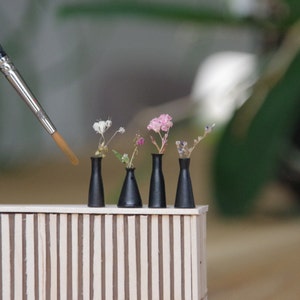 Modern Nordic Vases, Miniature Dollhouse Decoration Doll