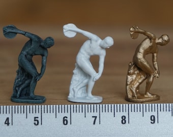 Miniatur Diskobolos Statue, Dekoration fürs Puppenhaus