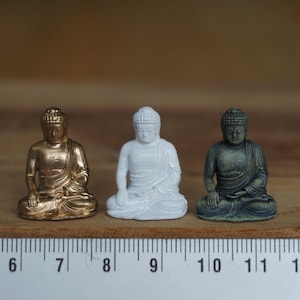 Miniature Buddha, Dollhouse Decoration  Statue
