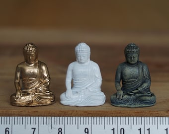 Miniatuurboeddha, poppenhuisdecoratiestandbeeld