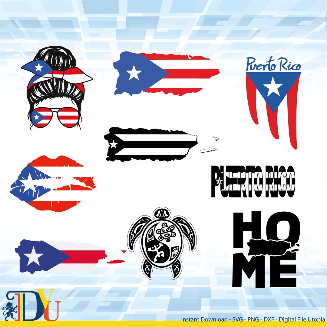 Puerto Rico Svg, Latina Svg, Cricut Svg, Puerto Rico Png, Puerto Rico ...