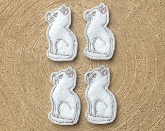 Witte kattenvilten