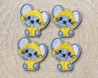 April Showers Mouse Feltties