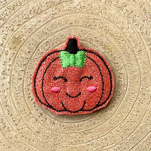 Glitter Pumpkin Felties