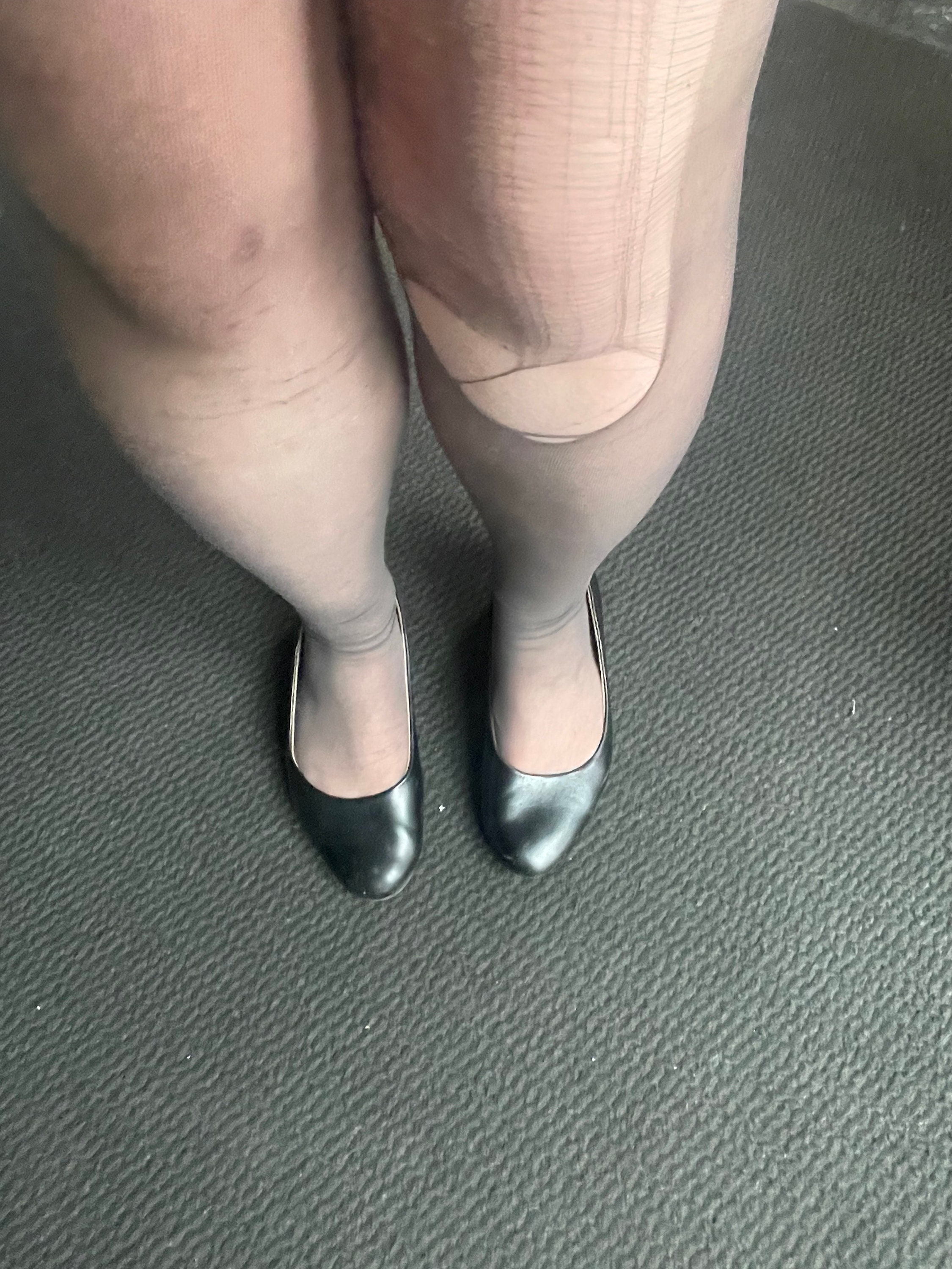 Worn and Laddered Cabin Crew Tights Etsy UK