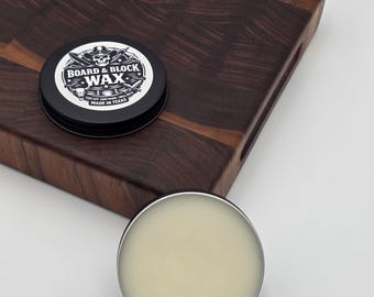 Food-Safe Cutting Board Wax – Beeswax & Mineral Oil Wood Conditioner