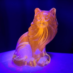 sabinoglass オパールセントガラスの猫 Sabino Glass Cat - Etsy