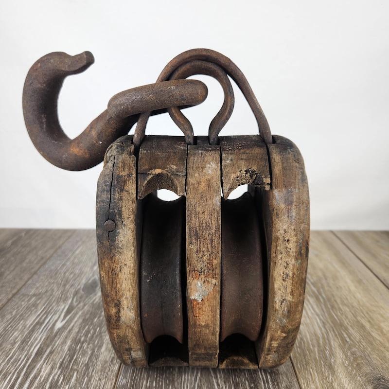 Rustic Pulley - Etsy