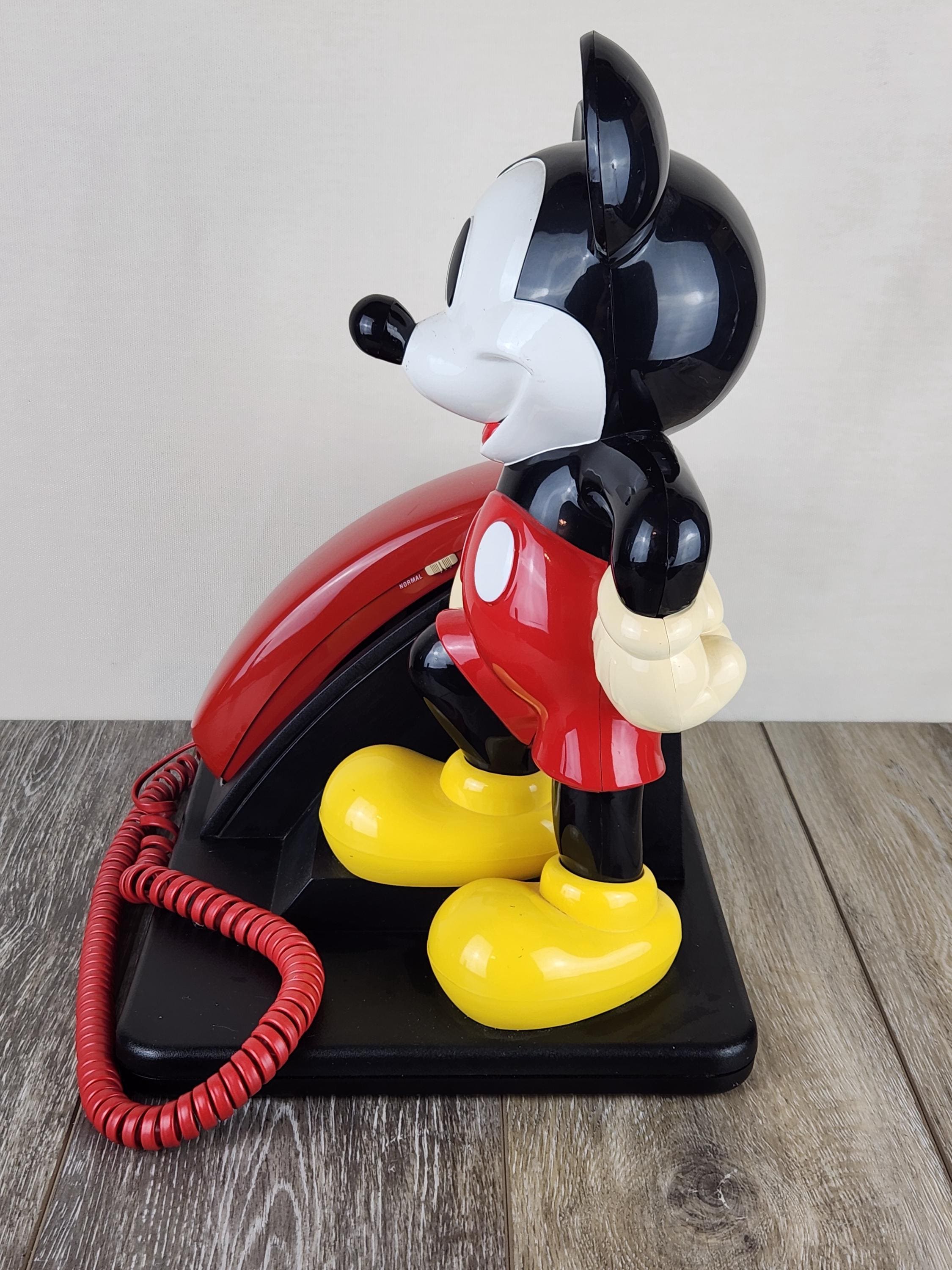 レトロな赤いミッキーマウスのヴィンテージディズニーAT&T固定電話
