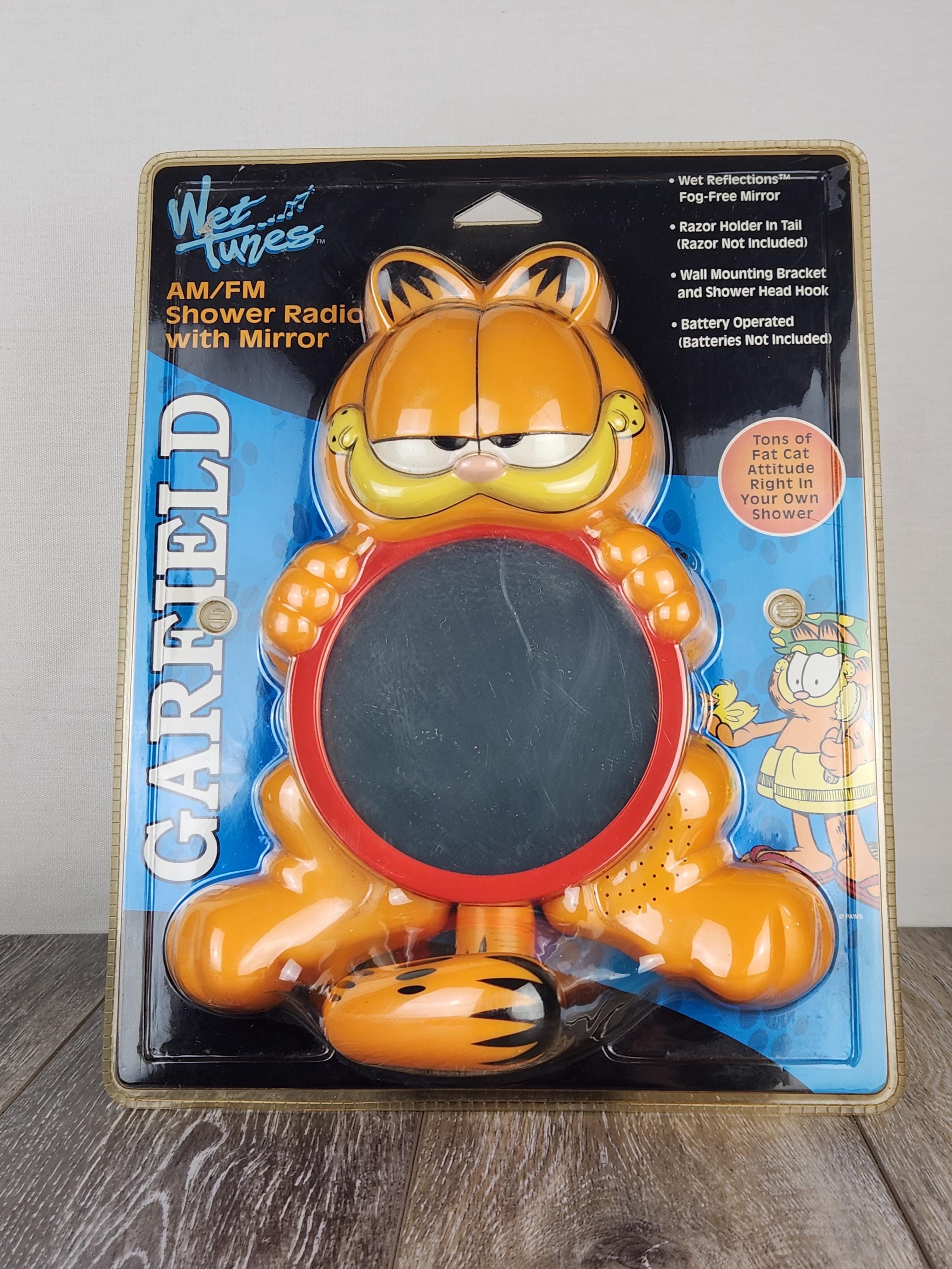 Vintage Garfield Wet Tunes Mirror/am/fm Radio Shower Accessory - Etsy