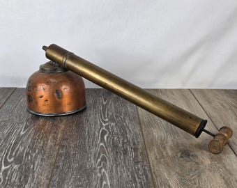 Vintage Copper & Brass Insect Sprayer – Hand Pump Bug Sprayer Garden Decor
