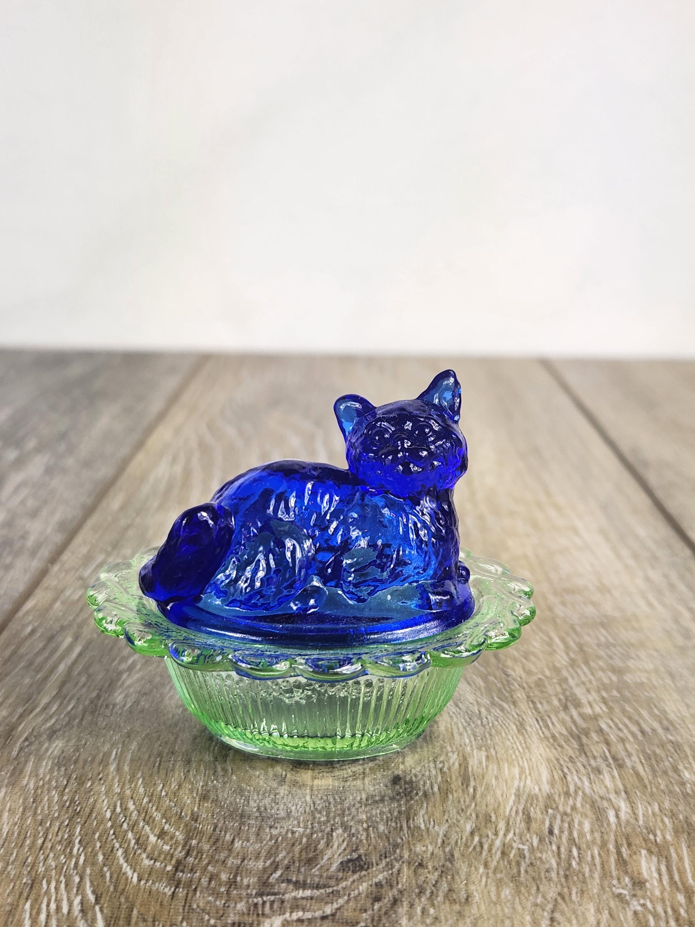 Cat on Nest Dish - Etsy